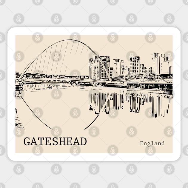 Gateshead England Sticker by Lakeric
